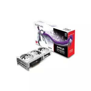 Sapphire PURE AMD Radeon RX 9070 Gaming OC 16GB GDDR6 Graphics Card White