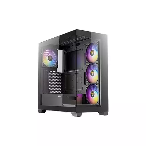 Antec CX300 ARGB Pre-installed 4 ARGB Fan Mid Tower ATX Gaming Case (Black)