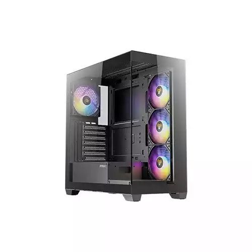 Antec CX300 ARGB Pre-installed 4 ARGB Fan Mid Tower ATX Gaming Case (Black)