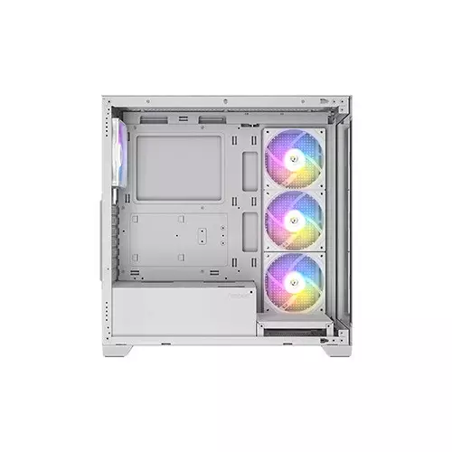 Antec CX300 ARGB Pre-installed 4 ARGB Fan Mid Tower ATX Gaming Case (White) - 1