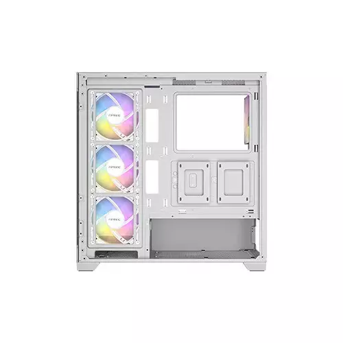 Antec CX300 ARGB Pre-installed 4 ARGB Fan Mid Tower ATX Gaming Case (White)-gallery-3