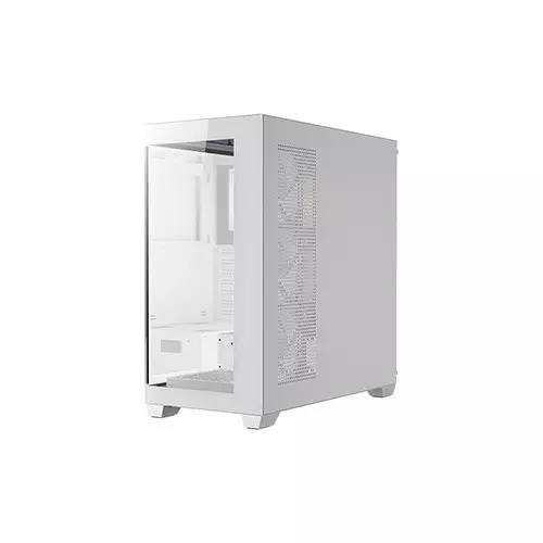 Antec CX300 ARGB Pre-installed 4 ARGB Fan Mid Tower ATX Gaming Case (White)-gallery-6