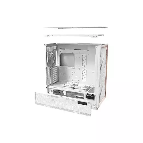 Antec Flux Pro E-ATX Full Tower Gaming Case (White)-gallery-3