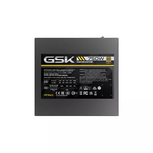 Antec GSK ATX3.1 750W 80 PLUS Gold Full Modular Power Supply-gallery-3