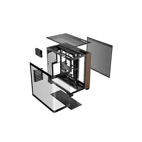 Antec C8 CURVE WOOD Elite Constellation Series Full Tower Gaming Case With 4 ARGB Fan - 4
