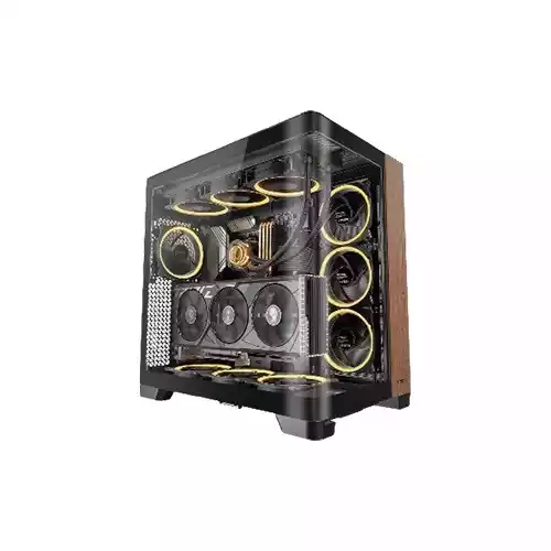 Antec C8 CURVE WOOD Elite Constellation Series Full Tower Gaming Case With 4 ARGB Fan