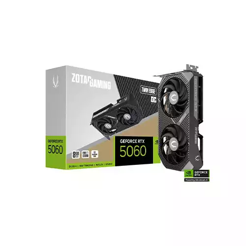 ZOTAC GAMING GeForce RTX 5060 Twin Edge 8GB GDDR7 Graphics Card