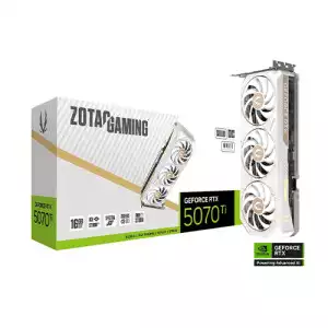 ZOTAC GAMING GeForce RTX 5070 Ti SOLID CORE OC White Edition 16GB GDDR7 Graphics Card