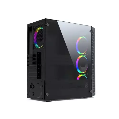 MAXGREEN JX188-2 ATX MID-TOWER RGB GAMING CASE - 2