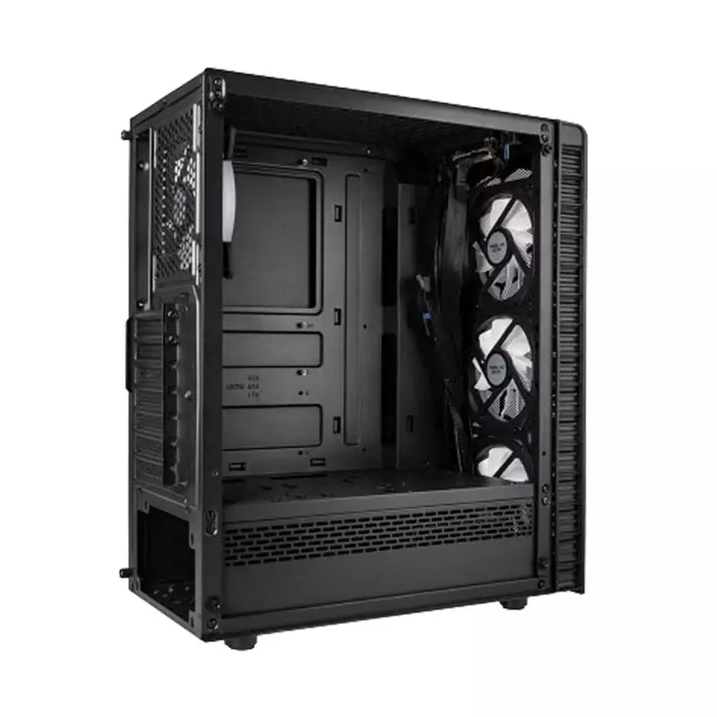 MAXGREEN JX-188-11-M ARGB MID TOWER ATX DESKTOP BLACK CASING - 4