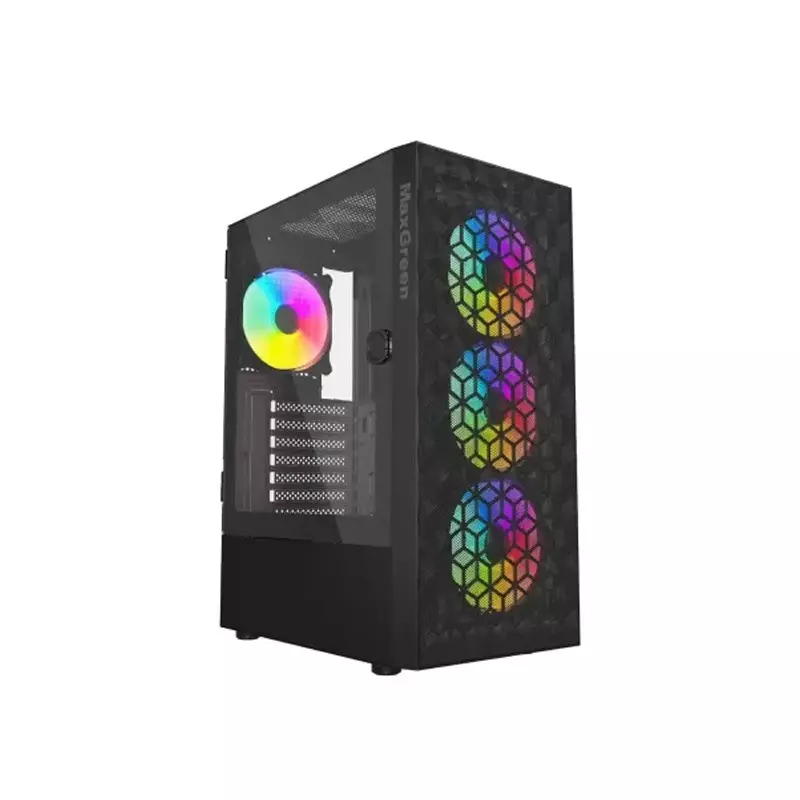 MAXGREEN 820 MID-TOWER ARGB ATX DESKTOP GAMING CASE