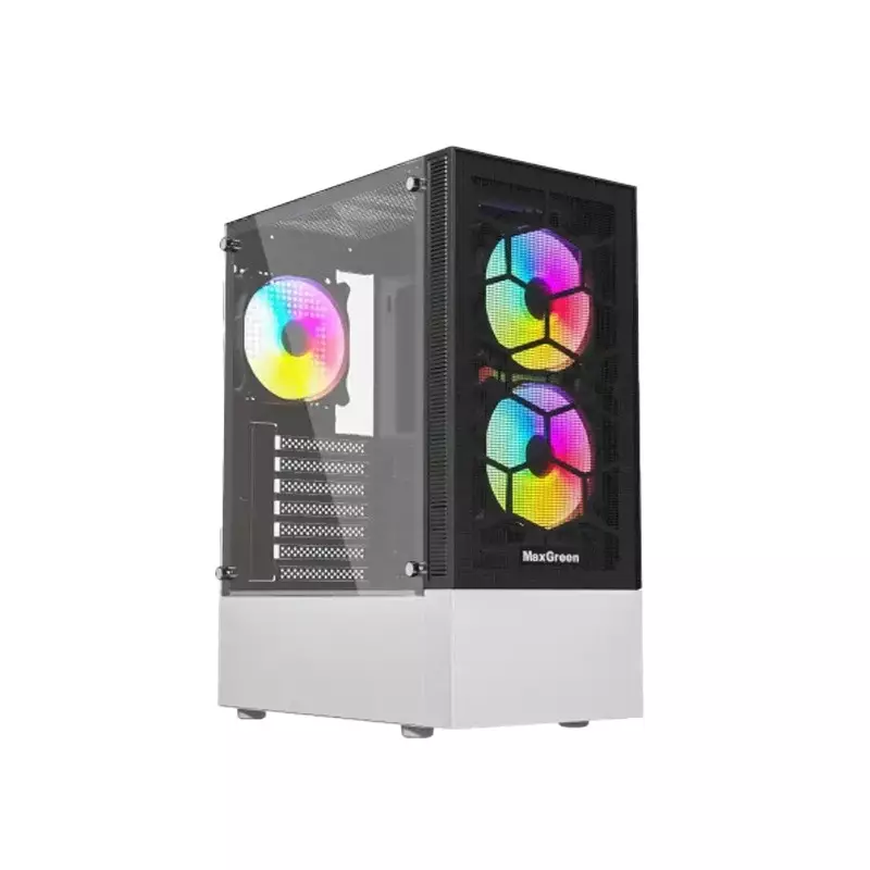 MAXGREEN 833 MID-TOWER ARGB ATX DESKTOP GAMING CASE
