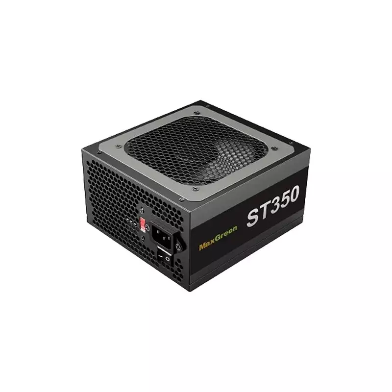 Maxgreen Standard Series 350W Non Modular Black & Gray Power Supply