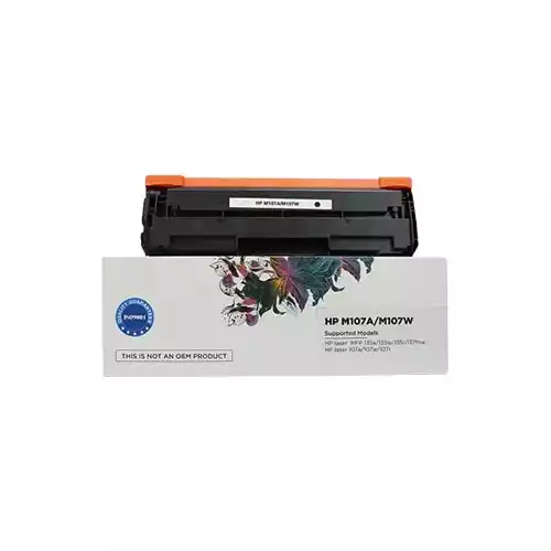 MaxGreen 107A Black LaserJet Toner with Chip
