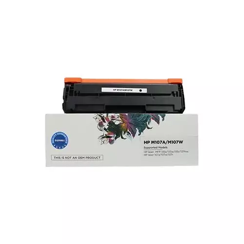 MaxGreen 107A Black LaserJet Toner with Chip