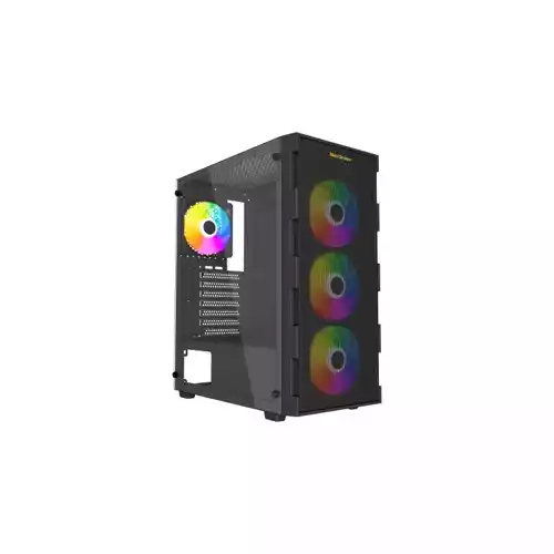 MaxGreen PS195-10-M Mid-Tower ATX Desktop Gaming Case