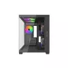 MaxGreen E275-S02 ARGB Mid-Tower M-ATX Black Gaming Case With 5x ARGB Fan-2