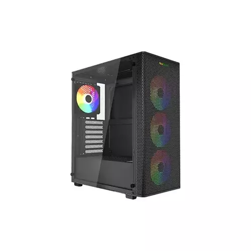 MaxGreen PS195-15 Mid-Tower ATX Gaming Case With 4x ARGB Fan