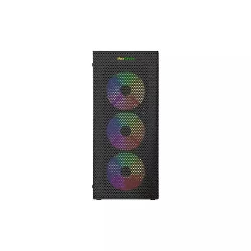 MaxGreen PS195-15 Mid-Tower ATX Gaming Case With 4x ARGB Fan - 1