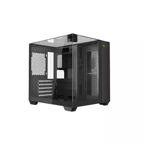 MaxGreen S275-33 Mid-Tower M-ATX Gaming Computer Black Case-gallery-2