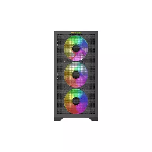 MaxGreen A9 Mid-Tower M-ATX Gaming Case-1