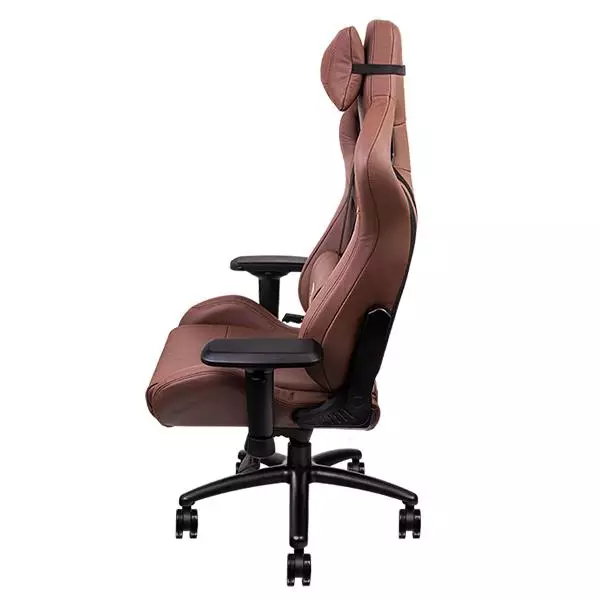 Thermaltake X FIT Real Leather Comfort size 4D Brown Gaming Chair #GC-XFR-BOLFDL-01-gallery-1