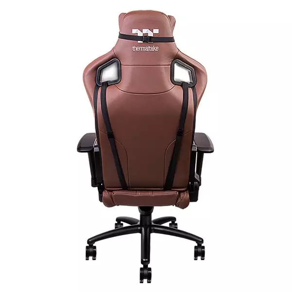 Thermaltake X FIT Real Leather Comfort size 4D Brown Gaming Chair #GC-XFR-BOLFDL-01-gallery-2