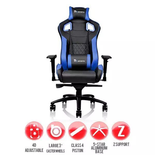 Thermaltake GT FIT 100 Professional Gaming chair #GC-GTF-BLMFDL-01-gallery-1