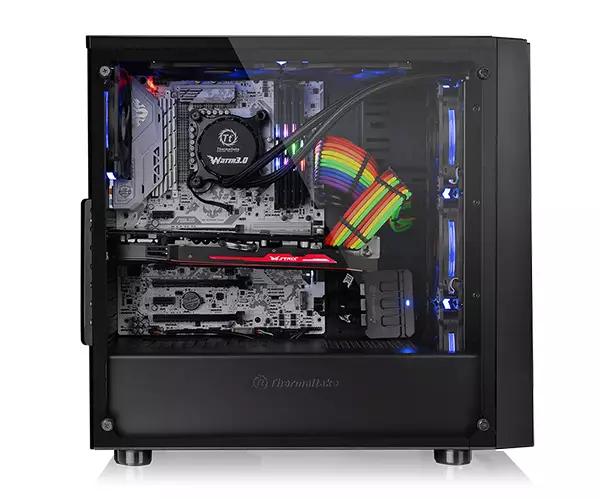 Thermaltake Versa J21 Tempered Glass Edition Mid Tower Casing - 1