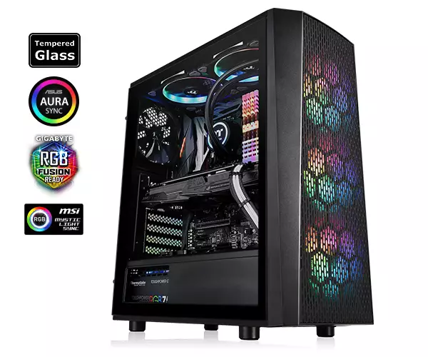 Thermaltake Versa J24 Tempered Glass ARGB Edition Mid-Tower Casing