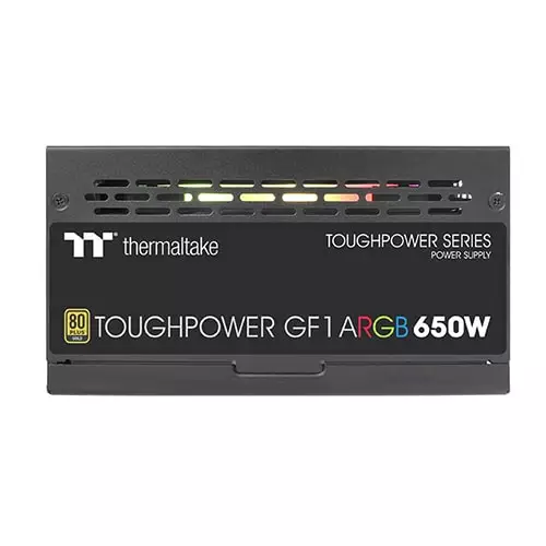 Thermaltake Toughpower GF1 ARGB 650W Gold Power Supply (TT Premium Edition) With 10 Years Warranty - 2