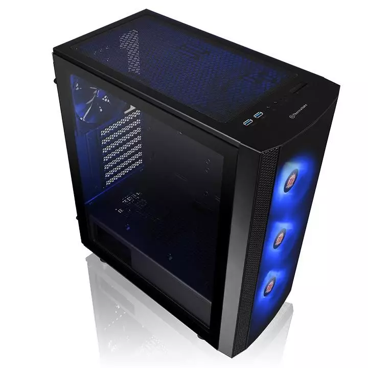 Thermaltake Versa J25 Tempered Glass RGB Edition Mid-Tower Case - 1