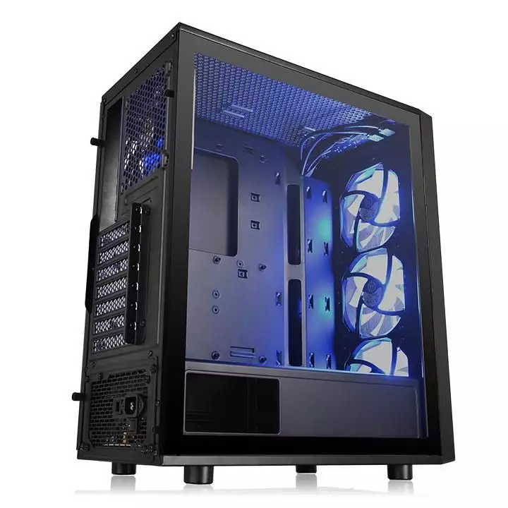 Thermaltake Versa J25 Tempered Glass RGB Edition Mid-Tower Case - 4