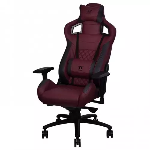 Thermaltake X-Fit Real Leather Burgundy-Red Gaming Chair-gallery-2