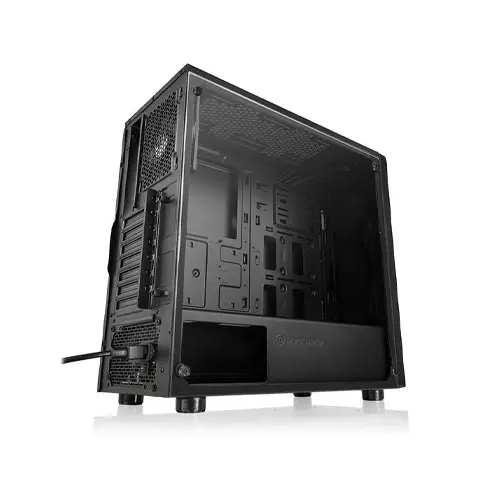 Thermaltake Versa J23 TG Mid Tower Case (Black) - 4
