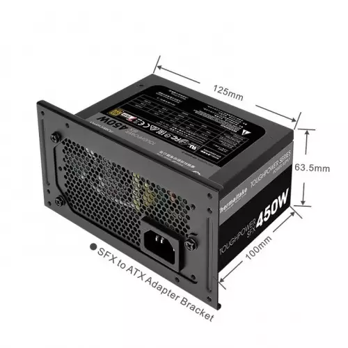 Thermaltake Toughpower SFX 450W Gold Fully Modular 80 PLUS Power Supply 7 YR Warranty - 1