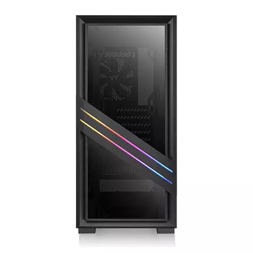 Thermaltake Versa T35 Tempered Glass RGB Mid Tower Computer Casing - 1