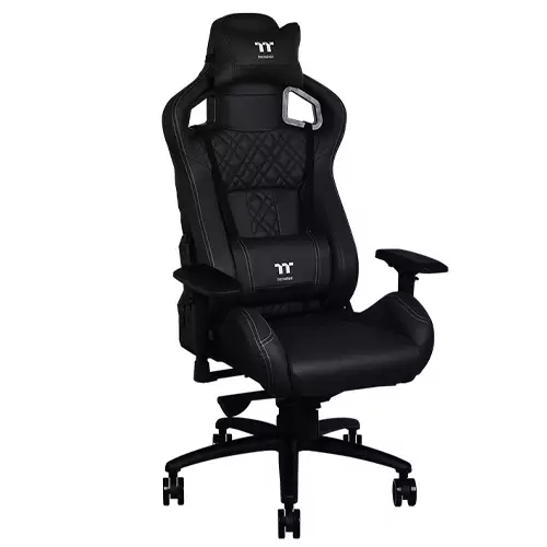 Thermaltake X Fit Real Leather Gaming Chair - Black-gallery-1