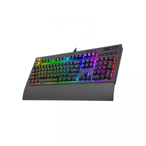 THERMALTAKE TT PREMIUM X1 RGB CHERRY MX BLUE SWITCH MECHANICAL GAMING KEYBOARD-gallery-1
