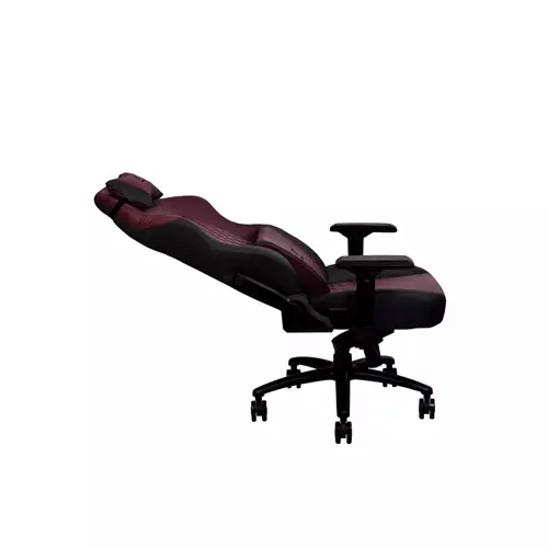 THERMALTAKE X COMFORT REAL LEATHER BURGUNDY RED GAMING CHAIR-gallery-2
