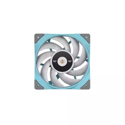 THERMALTAKE TOUGHFAN 12 TURQUOISE HIGH STATIC PRESSURE RADIATOR FAN (SINGLE FAN PACK)