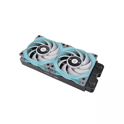 THERMALTAKE TOUGHFAN 12 TURQUOISE HIGH STATIC PRESSURE RADIATOR FAN (SINGLE FAN PACK) - 3
