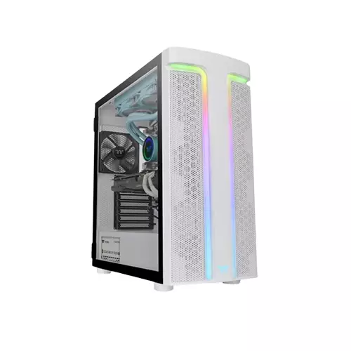 THERMALTAKE H590 TG ARGB SNOW MID TOWER CASE - 1