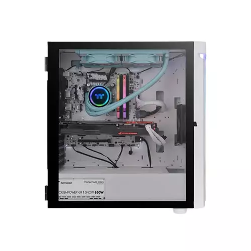 THERMALTAKE H590 TG ARGB SNOW MID TOWER CASE - 2