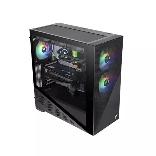 THERMALTAKE DIVIDER 370 TG ARGB MID TOWER COMPUTER CASE - 2