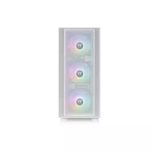 THERMALTAKE H570 TG ARGB SNOW MID TOWER COMPUTER CASING - 1