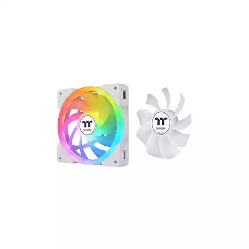 THERMALTAKE SWAFAN EX12 ARGB SYNC PC COOLING FAN WHITE (3-FAN PACK)