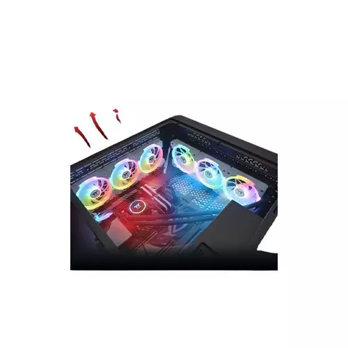 THERMALTAKE SWAFAN EX12 ARGB SYNC PC COOLING FAN WHITE (3-FAN PACK) - 3