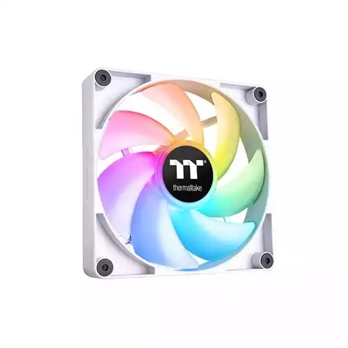 THERMALTAKE CT120 ARGB SYNC PC COOLING CASE FAN WHITE (2-FAN PACK)