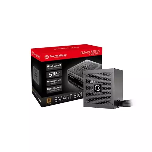 THERMALTAKE SMART BX1 550W 80 PLUS BRONZE POWER SUPPLY(PS-SPD-0550NNSABE-1)